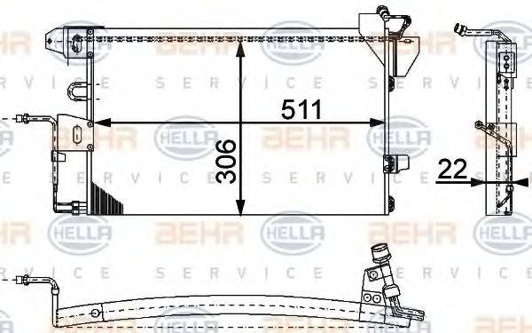 BEHR HELLA SERVICE 8FC 351 317-311