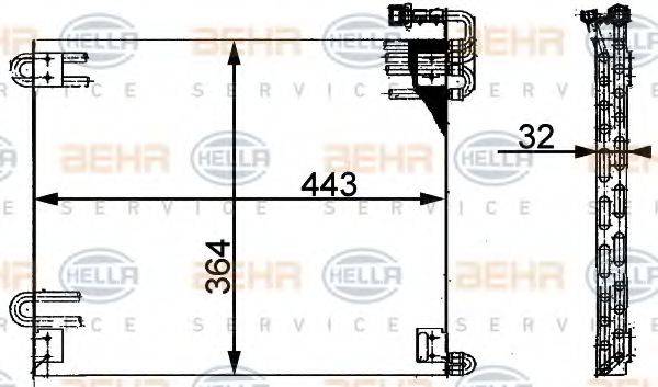 BEHR HELLA SERVICE 8FC 351 317-371