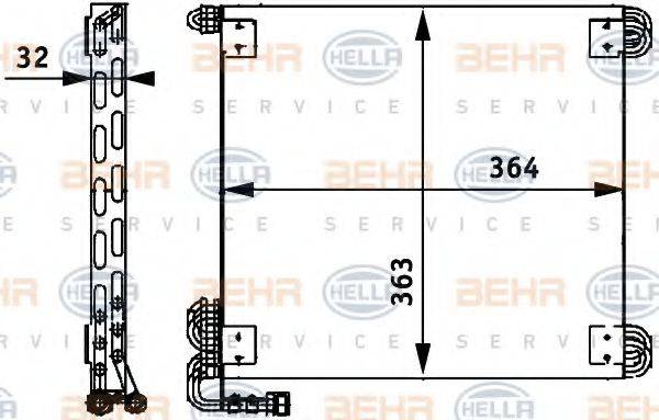 BEHR HELLA SERVICE 8FC 351 317-471