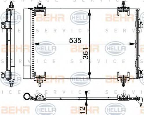 BEHR HELLA SERVICE 8FC 351 317-561