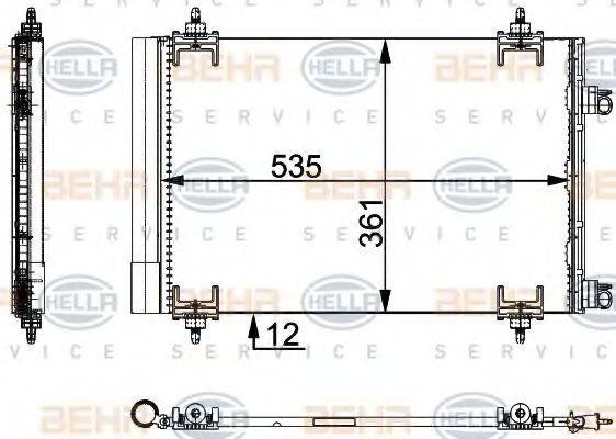 BEHR HELLA SERVICE 8FC 351 317-571