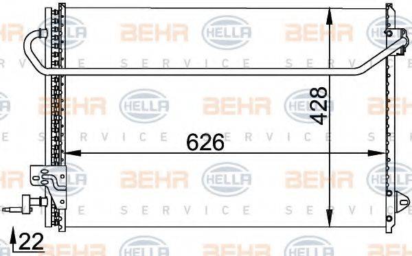 BEHR HELLA SERVICE 8FC 351 318-421