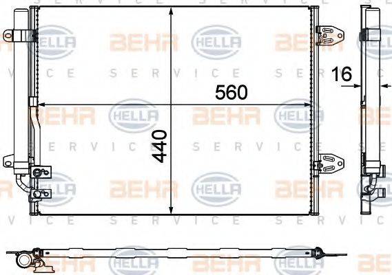 BEHR HELLA SERVICE 8FC 351 319-421