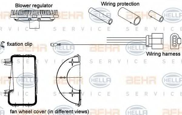 BEHR HELLA SERVICE 5HL 351 320-801