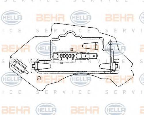 BEHR HELLA SERVICE 5HL 351 321-131