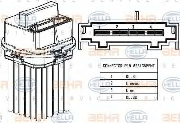 BEHR HELLA SERVICE 5HL 351 321-491