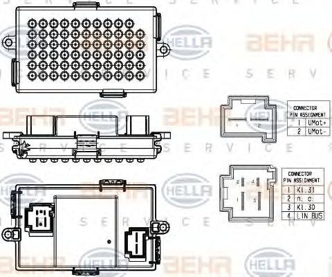 BEHR HELLA SERVICE 5HL 351 321-531