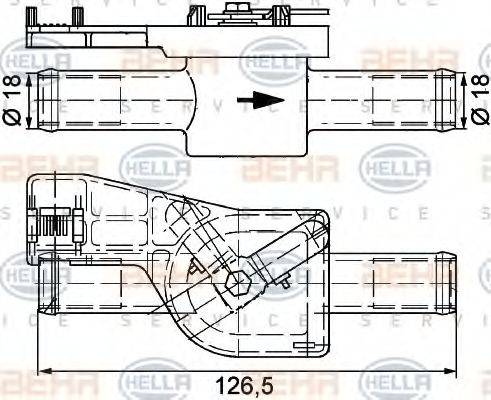 BEHR HELLA SERVICE 9XL 351 328-091