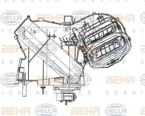 BEHR HELLA SERVICE 8FV 351 330-001