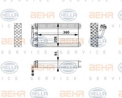 BEHR HELLA SERVICE 8FV 351 330-131