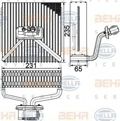 BEHR HELLA SERVICE 8FV 351 330-151