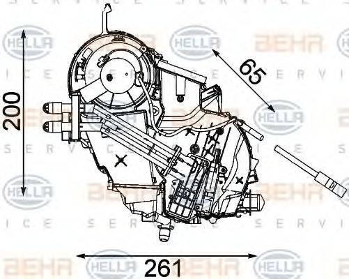 BEHR HELLA SERVICE 8FV 351 330-161