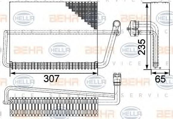 BEHR HELLA SERVICE 8FV 351 330-491