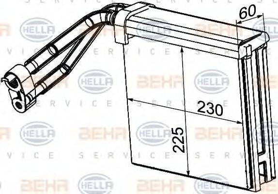 BEHR HELLA SERVICE 8FV 351 330-731