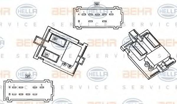 BEHR HELLA SERVICE 9ML 351 332-291