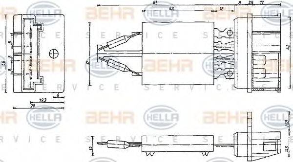 BEHR HELLA SERVICE 9ML 351 332-401