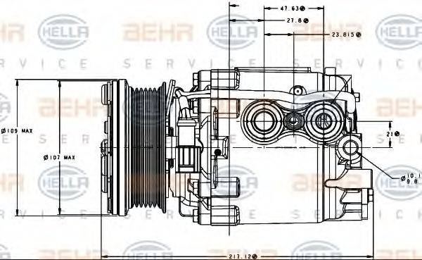 BEHR HELLA SERVICE 8FK 351 334-111