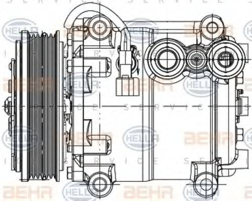 BEHR HELLA SERVICE 8FK 351 334-341