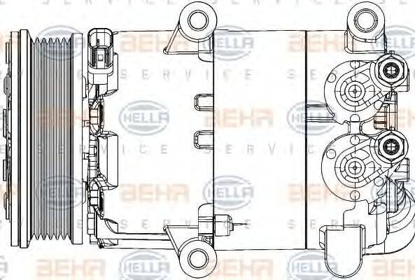 BEHR HELLA SERVICE 8FK 351 334-421