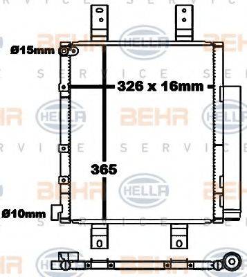 BEHR HELLA SERVICE 8FC 351 343-021