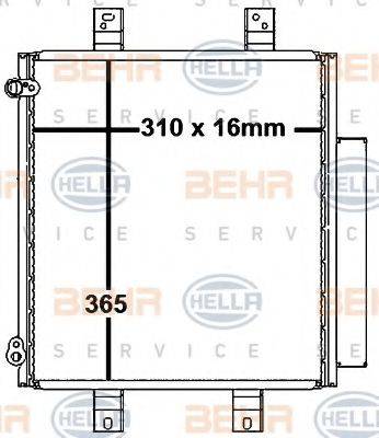 BEHR HELLA SERVICE 8FC 351 343-031