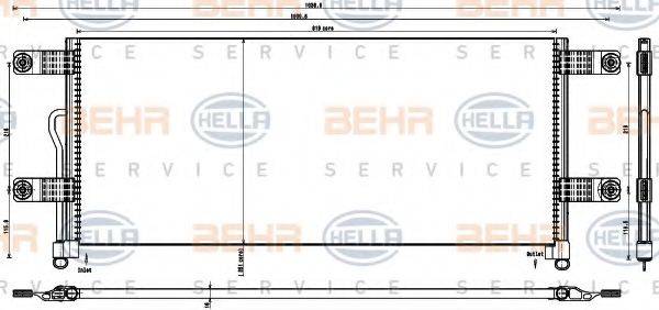 BEHR HELLA SERVICE 8FC 351 343-231