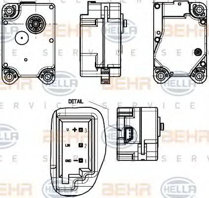 BEHR HELLA SERVICE 6NW 351 344-011