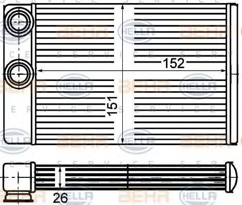 BEHR HELLA SERVICE 8FH 351 670-671