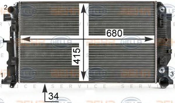 BEHR HELLA SERVICE 8MK 376 700-301