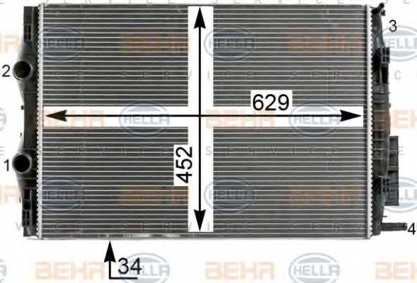 BEHR HELLA SERVICE 8MK 376 700-401