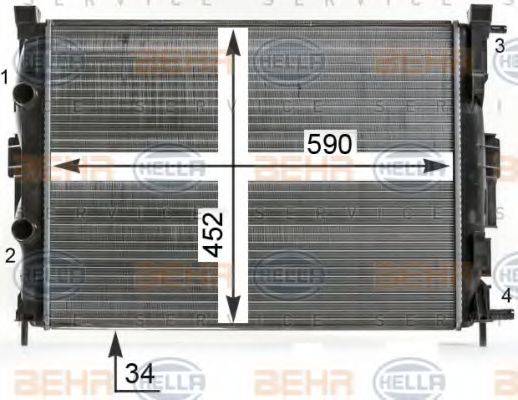 BEHR HELLA SERVICE 8MK 376 700-681