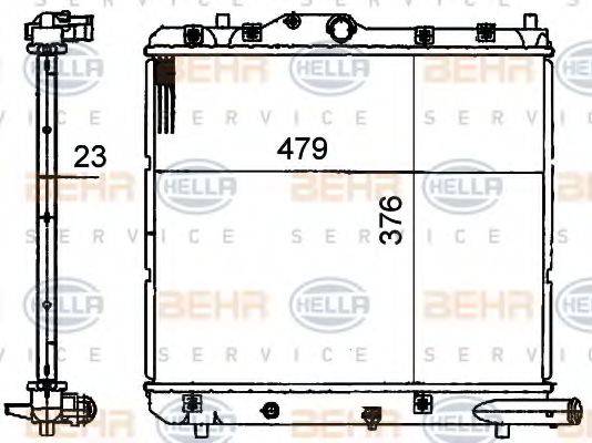 BEHR HELLA SERVICE 8MK 376 701-101