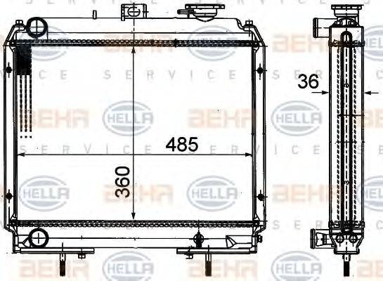 BEHR HELLA SERVICE 8MK 376 701-141