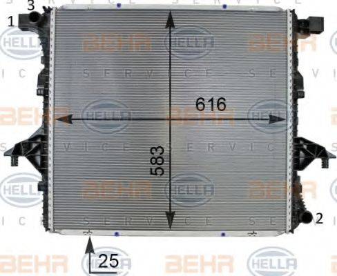 BEHR HELLA SERVICE 8MK 376 701-311