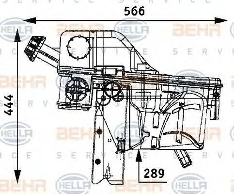 BEHR HELLA SERVICE 8MA 376 705-081