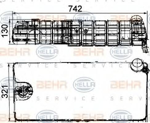 BEHR HELLA SERVICE 8MA 376 705-251