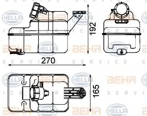 BEHR HELLA SERVICE 8MA 376 705-271