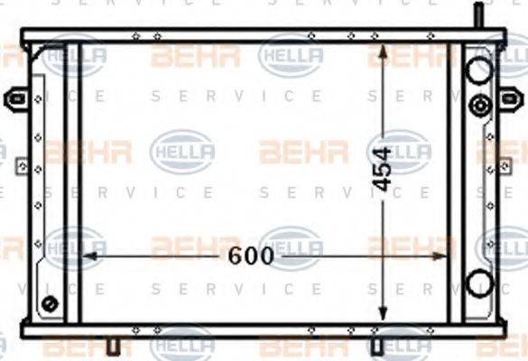 BEHR HELLA SERVICE 8MK 376 705-661