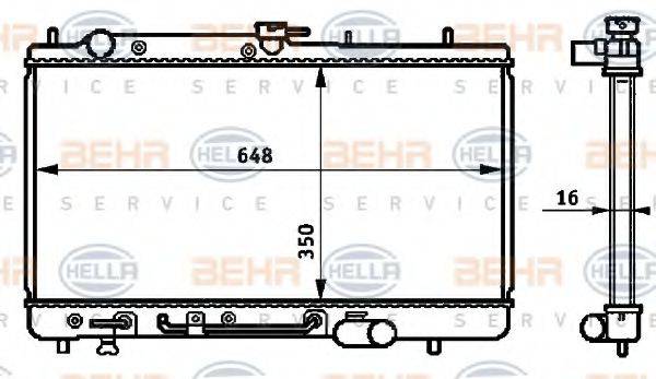 BEHR HELLA SERVICE 8MK 376 708-061
