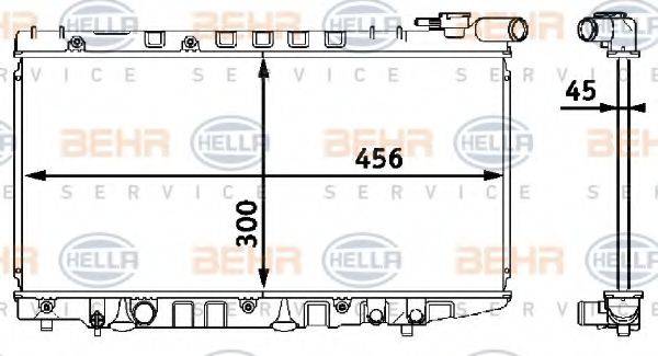 BEHR HELLA SERVICE 8MK 376 708-351