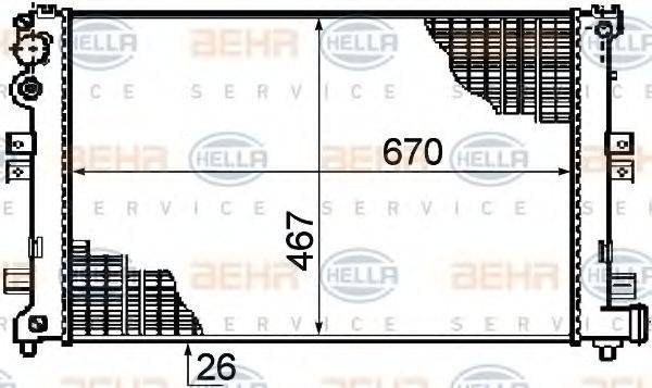 BEHR HELLA SERVICE 8MK 376 708-521