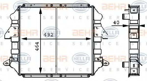 BEHR HELLA SERVICE 8MK 376 709-211