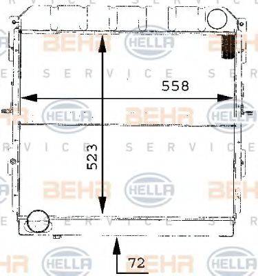 BEHR HELLA SERVICE 8MK 376 709-231