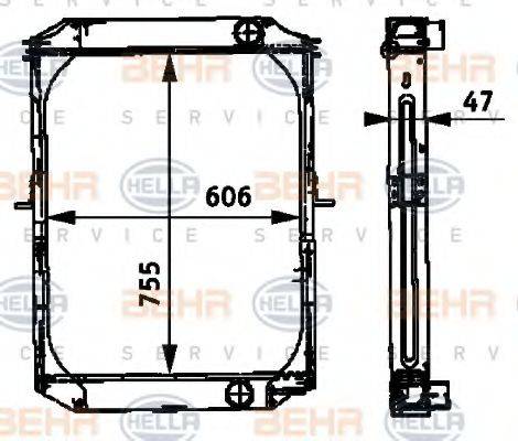BEHR HELLA SERVICE 8MK 376 709-661