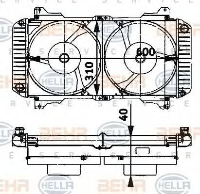 BEHR HELLA SERVICE 8MK 376 710-121