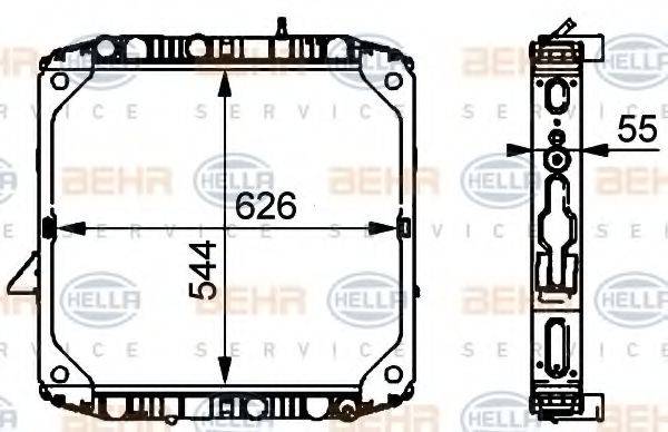 BEHR HELLA SERVICE 8MK 376 710-171
