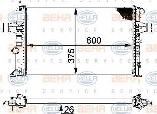 BEHR HELLA SERVICE 8MK 376 710-311