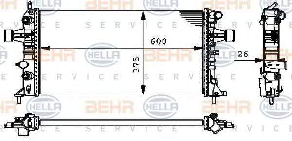 BEHR HELLA SERVICE 8MK 376 710-321