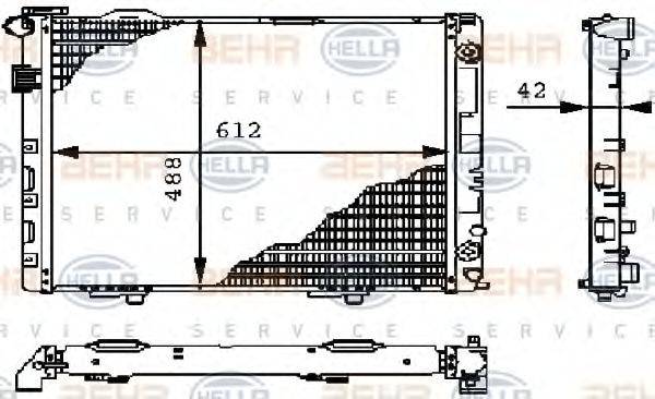 BEHR HELLA SERVICE 8MK 376 711-101