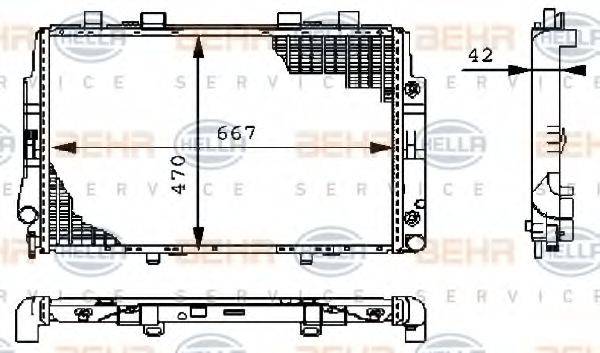 BEHR HELLA SERVICE 8MK 376 711-171